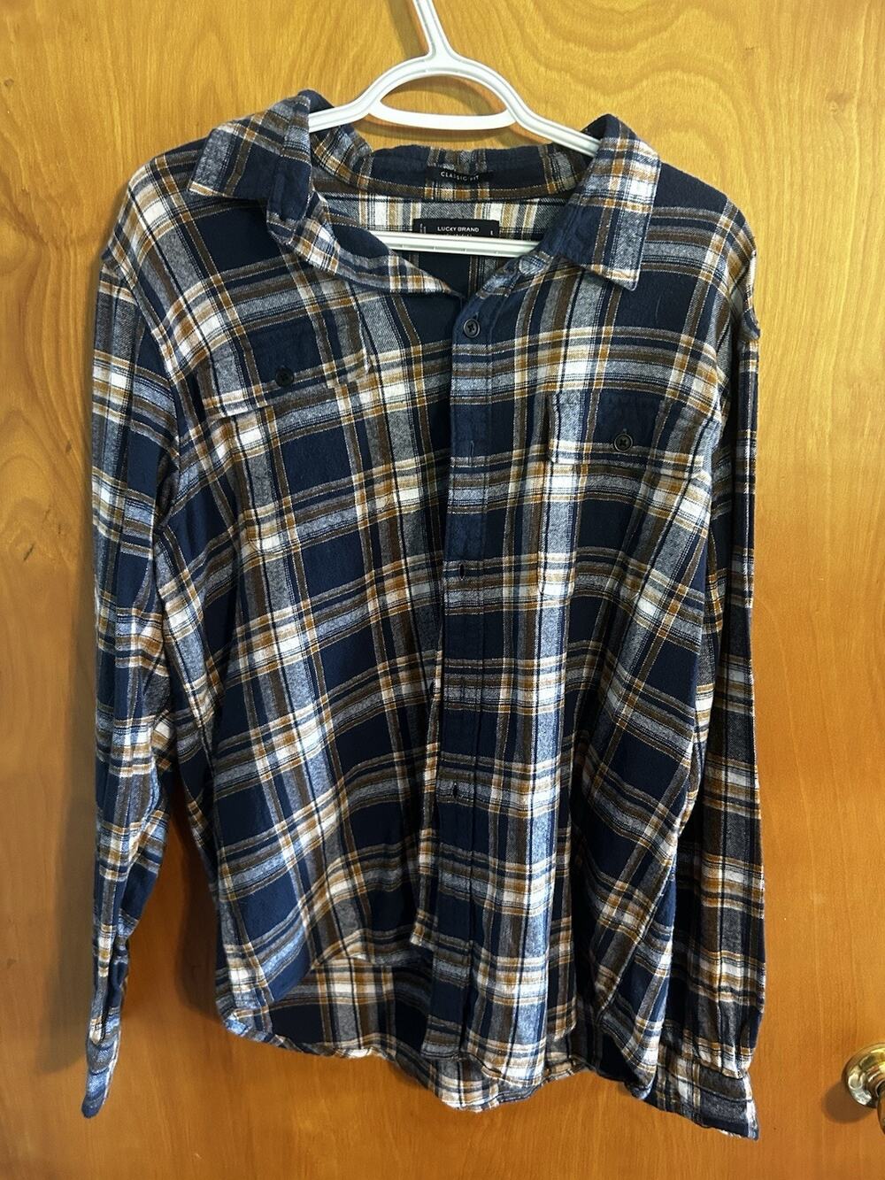 Lucky Brand Classic Fit Flannel Large